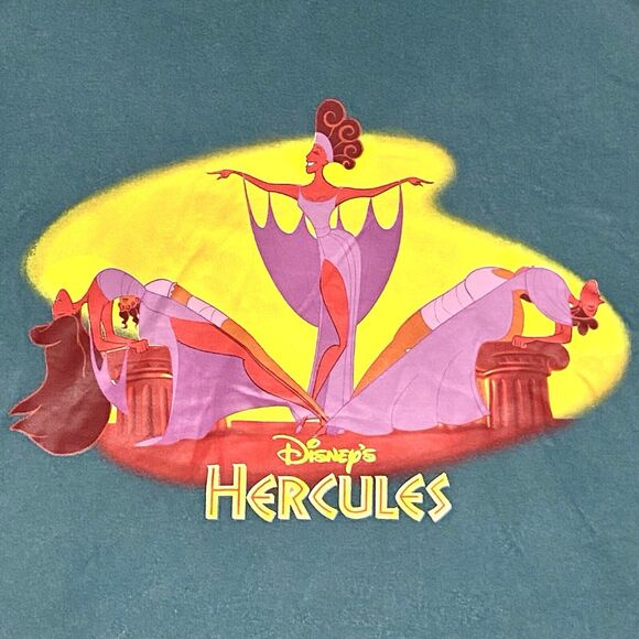 Disney Hercules Sweatshirt Womens XL Kidcore‎ Nostalgia Retro Casual Loungewear - Picture 3 of 7